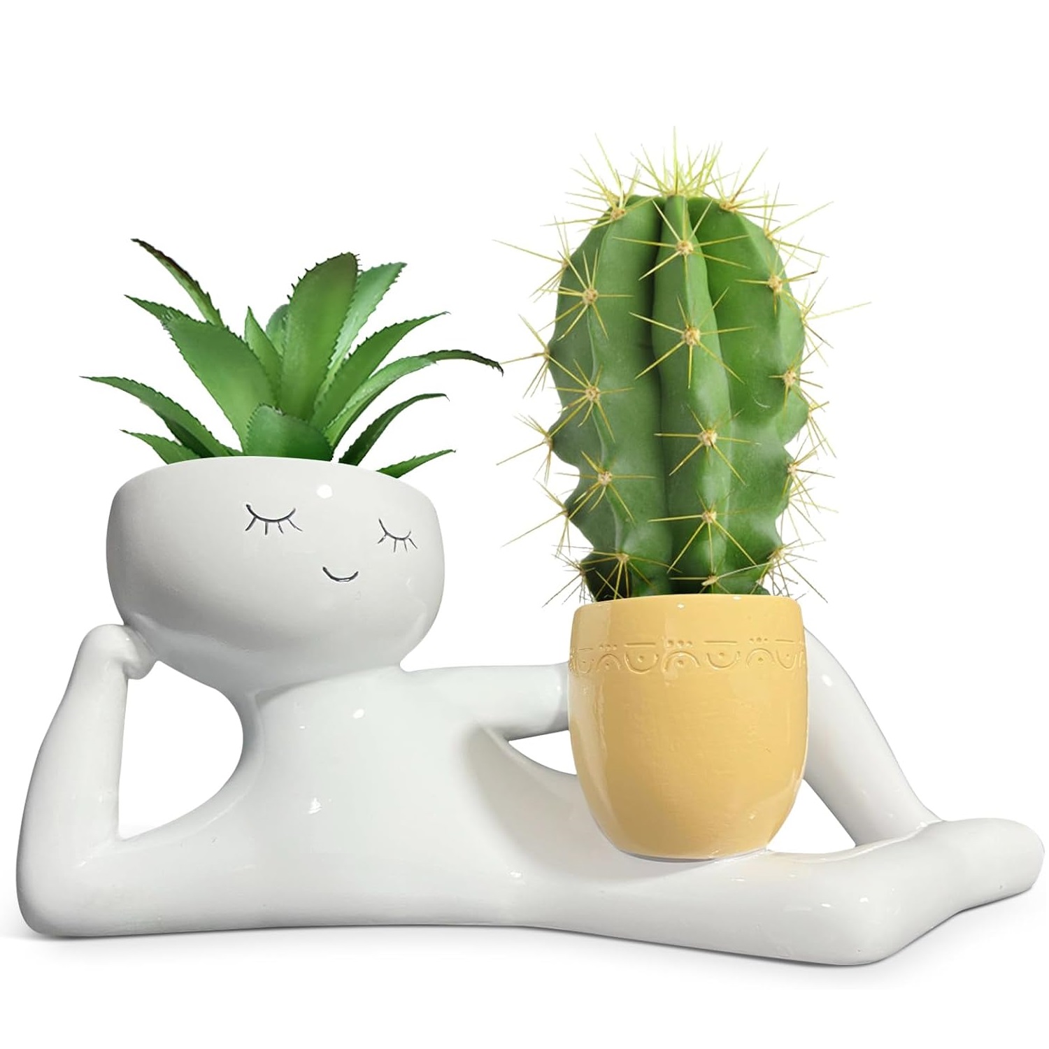 Cactus Mix Pot - Latający Laleczka Doniczka - Unikalna Doniczka