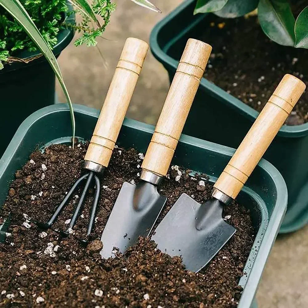 Cactus Mix Pot - 3 sztuk/zestaw Mini zestaw narzędzi ogrodowych
