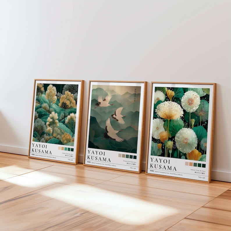 Plant Parenting - 1/3 szt. Japoński plakat na płótnie