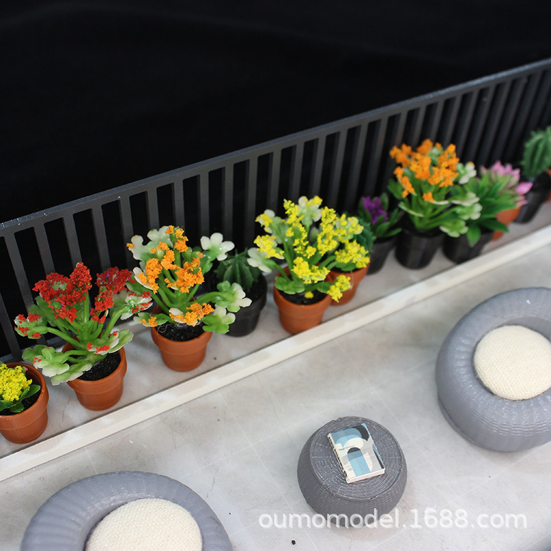 Cactus Mix Pot - Miniaturowe Symulowane Rośliny Kaktus Sukulent Kwiat