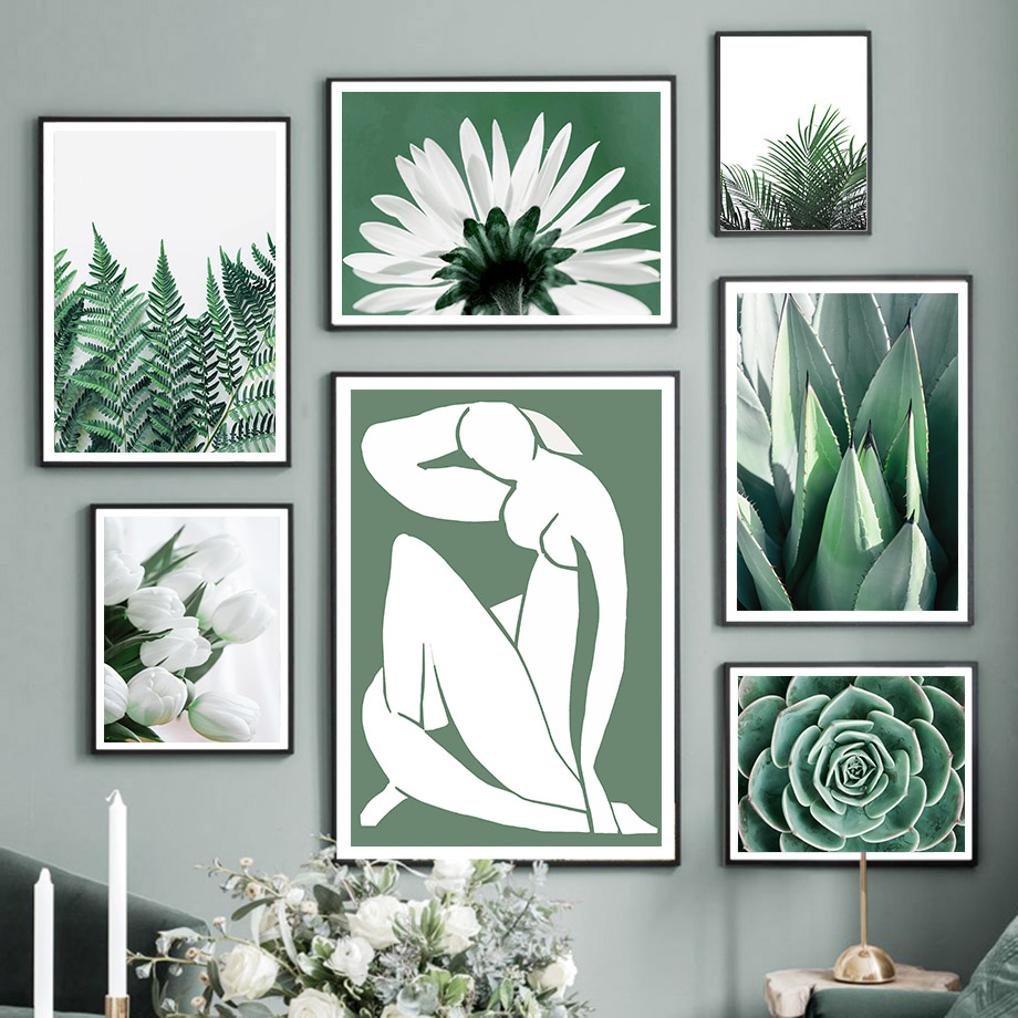 Plant Parenting - Zielona Dziewczyna Matisse Kaktus Roślina Liście