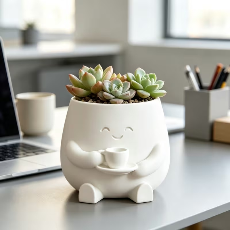 Drukowana w 3D urocza, uśmiech – Cactus Mix Pot recenzja i cena