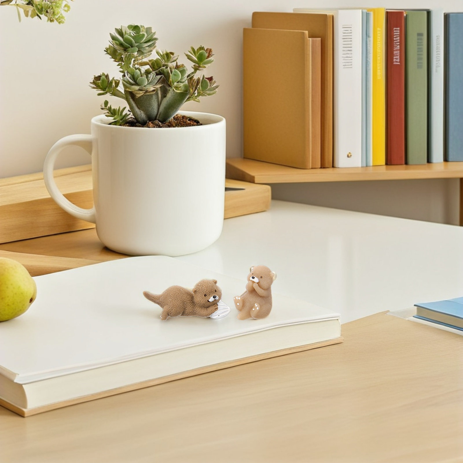 4 szt. Mini żywiczne ozdoby w  – Succulent Arrangement Mini recenzja i cena