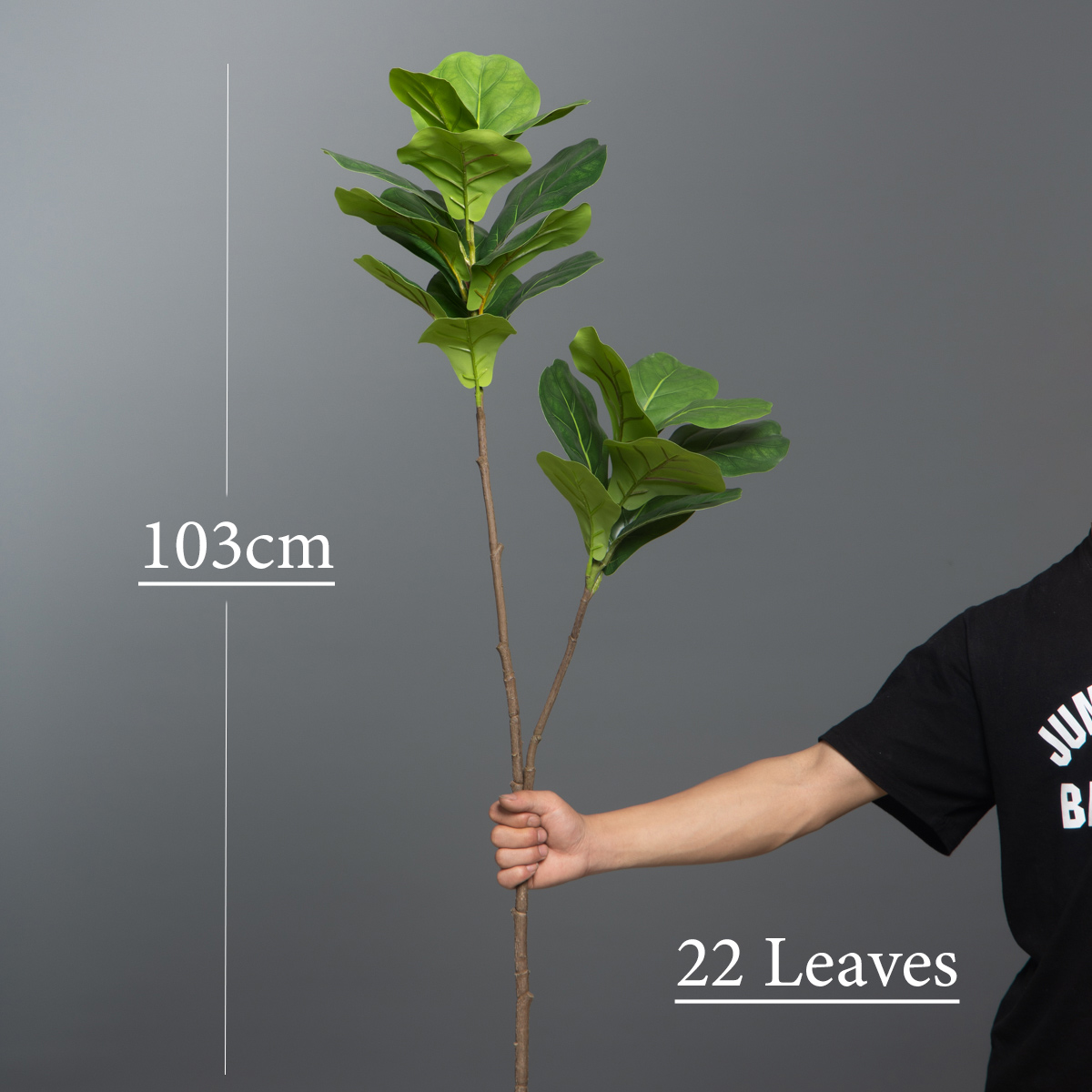 103cm/132cm sztuczna gałąź drz – Rubber Plant Ficus recenzja i cena