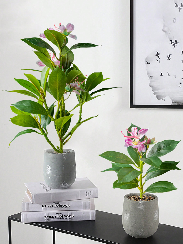 21-40cm Sztuczne rośliny azali – Rubber Plant Ficus recenzja i cena