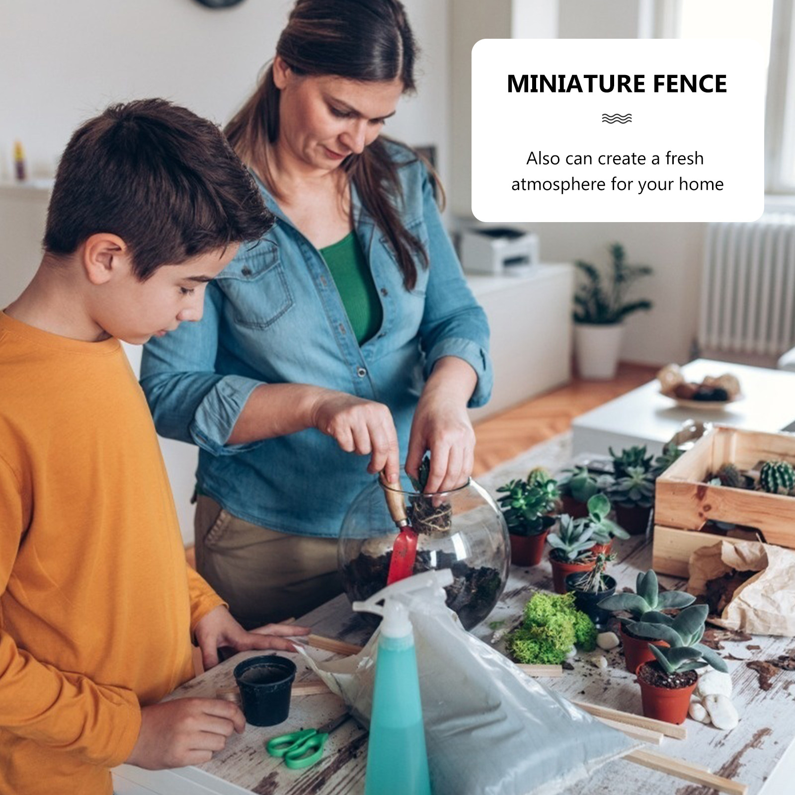 12 szt. Mini Drewniane Ogrodze – Succulent Arrangement Mini recenzja i cena