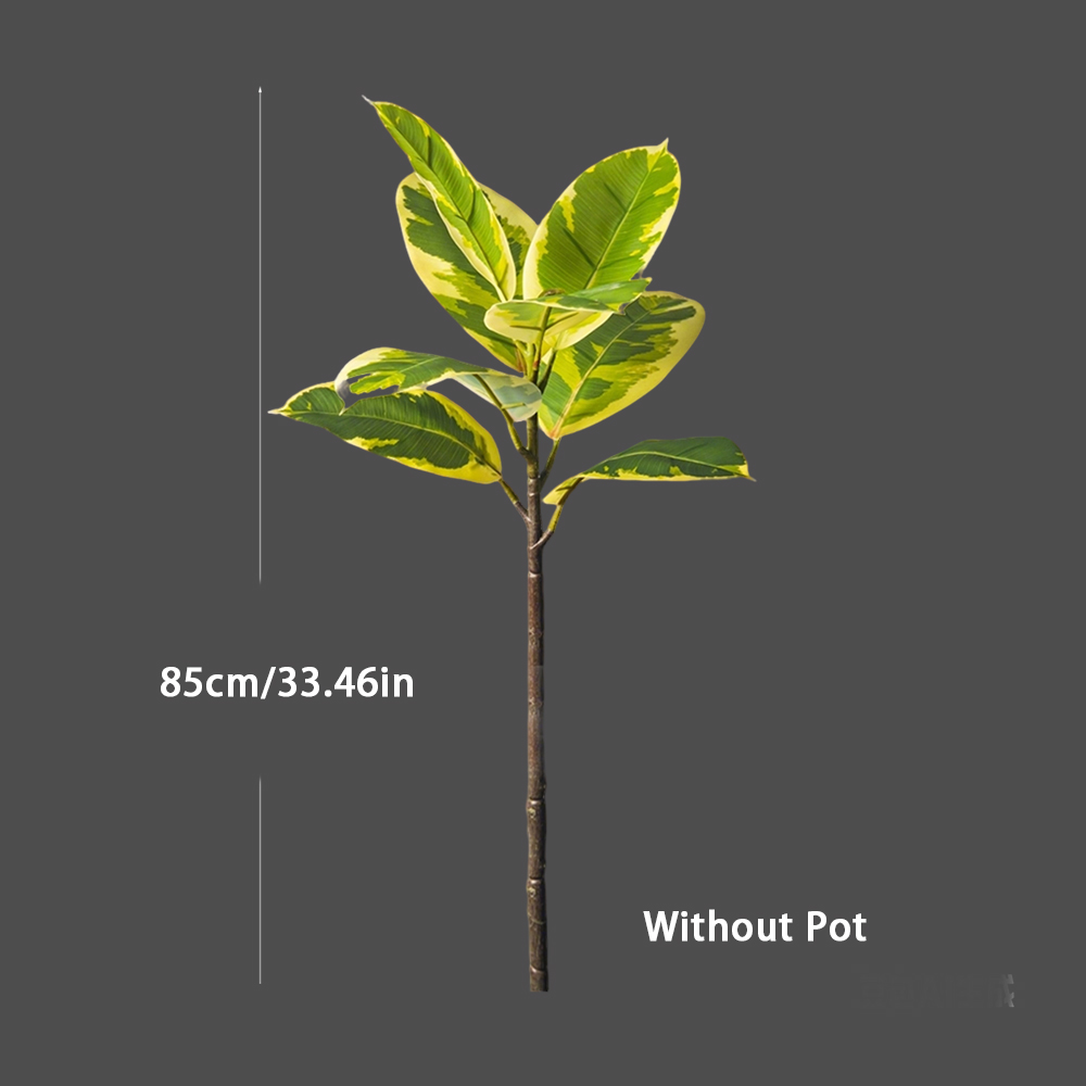 Sztuczne rośliny gumowe o duży – Rubber Plant Ficus recenzja i cena