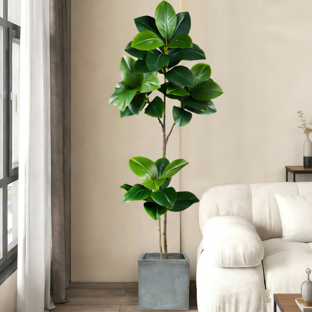 Sztuczne drzewko kauczukowe 74 – Rubber Plant Ficus recenzja i cena