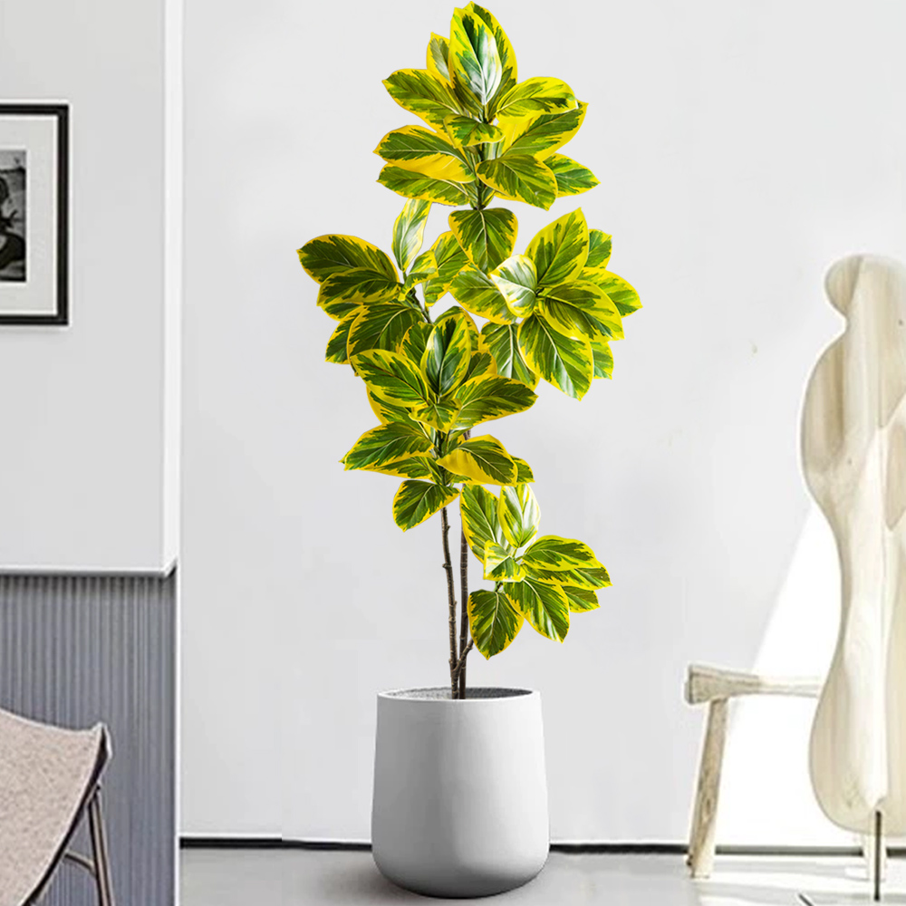 70-130cm Sztuczna gałąź drzewa – Rubber Plant Ficus recenzja i cena