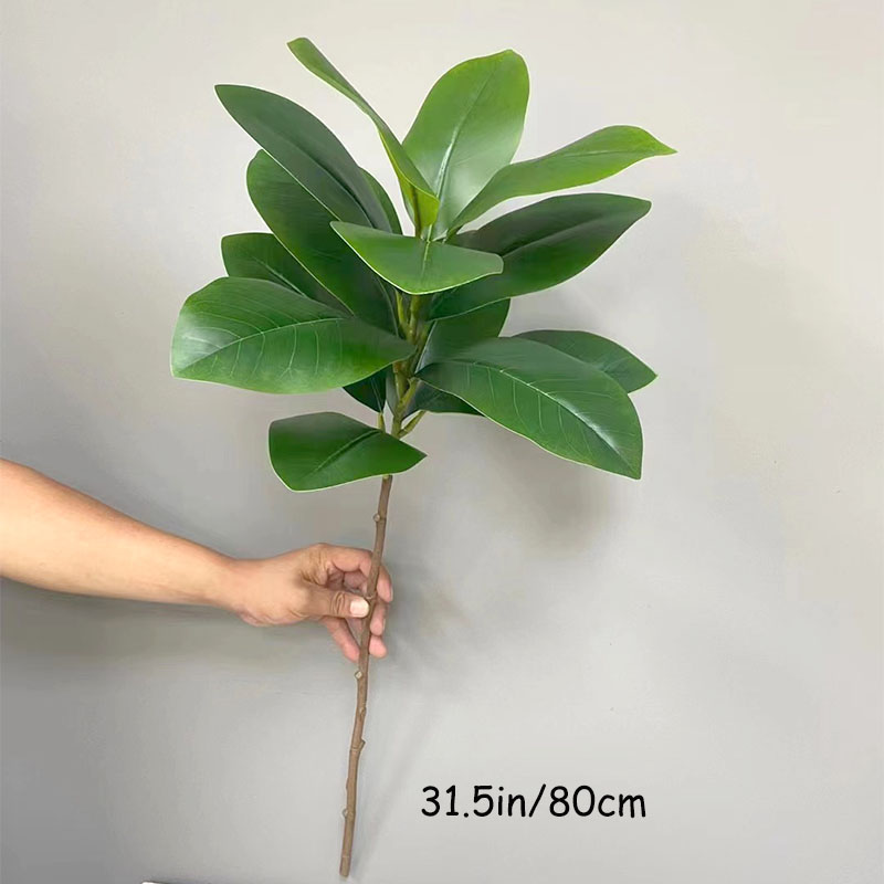 51in tropikalne duże sztuczne  – Rubber Plant Ficus recenzja i cena