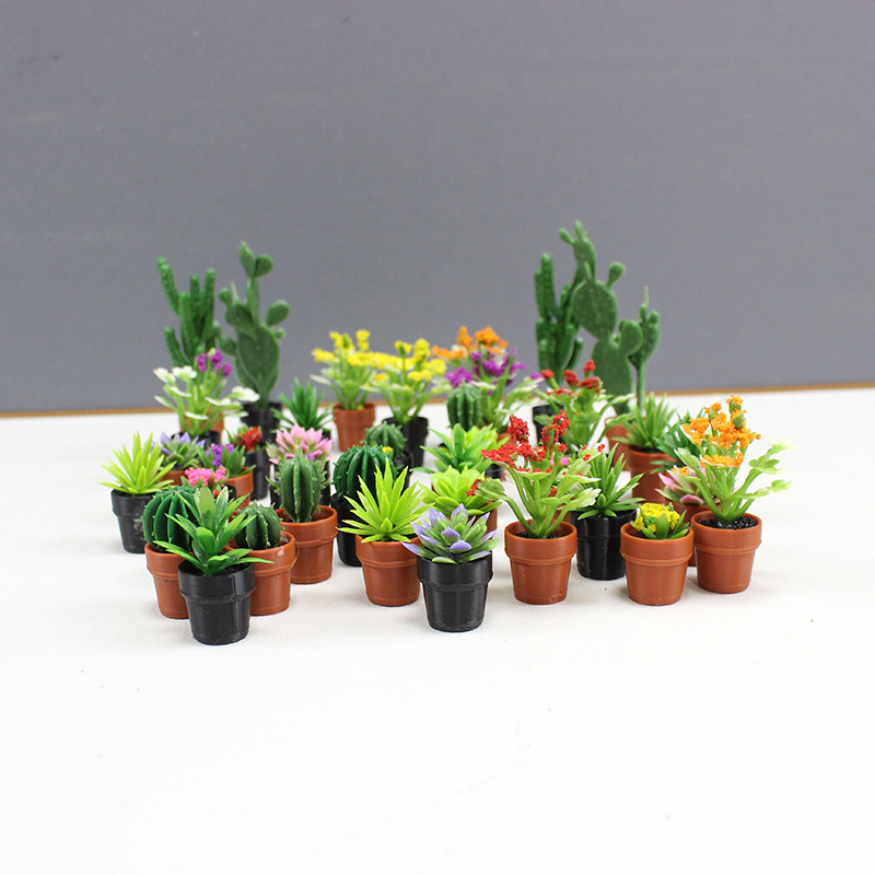 Miniaturowe Symulowane Rośliny – Cactus Mix Pot recenzja i cena
