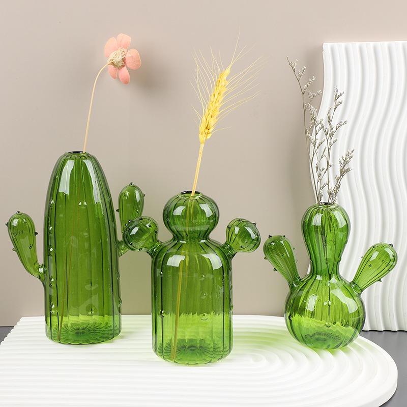 Kolorowy szklany wazon, dekora – Cactus Mix Pot recenzja i cena